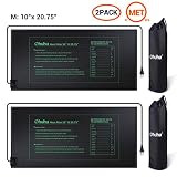 Plant Heating Mats, Ohuhu Seedling Heating Mat, IP67 Waterproof Plant Warm Mat, 18W Hydroponic Heating Pad for Indoor Seedling and Germination, 10" x 20.75", Bonus A Storage Bag, 2 Pack