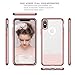 iPhone X Case Glitter , BENTOBEN Protective iPhone 10 Case Hybrid Soft TPU Hard PC Shockproof Phone Case Bling Slim iPhone Cover with Strip for Girls, Women - Rose Gold [Support Wireless Charging]