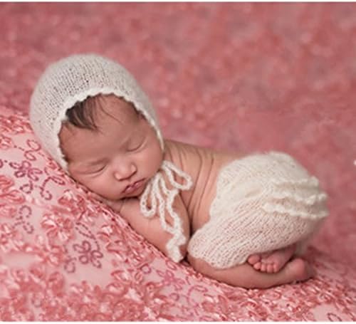Fashion Cute Newborn Boy Girl Baby Costume Outfits Photography Props Hat Pant