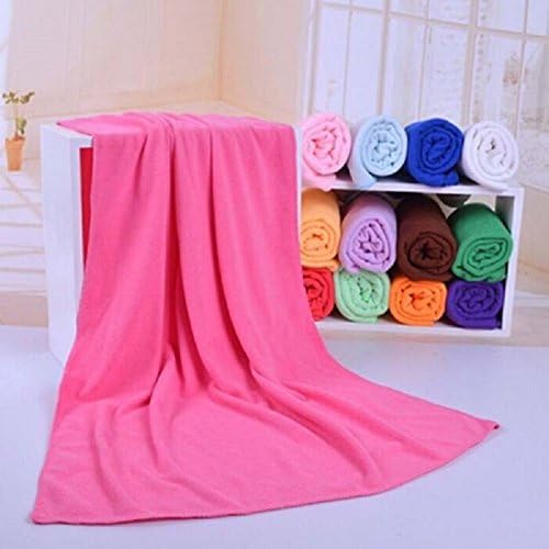 Basong Eco-Friendly Cotton Bath Towel Luxury Bath Sheet Quick-Dry Towels Perfect for Bathrooms Home Pool Maximum Softness &amp; Absorbency 55.1x27.6 In.（Dark Pink）
