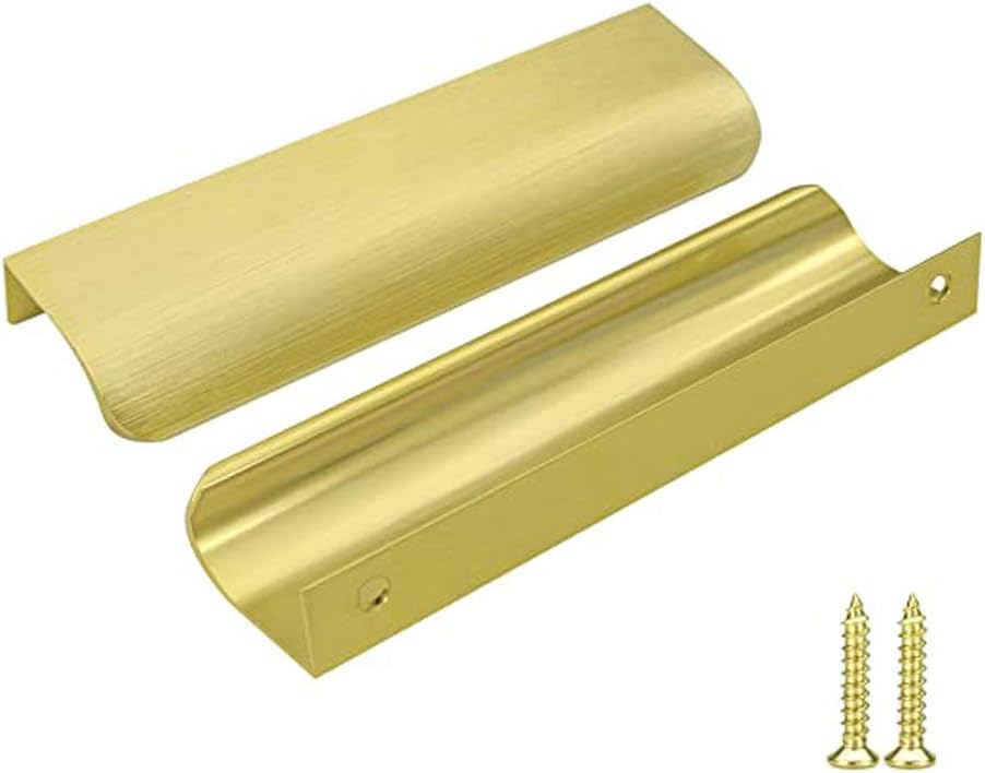 20x 128mm Gold Drawer Handles Profile Handle Aluminum Gold