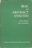 Real and Abstract Analysis, Hewitt, E. and Stromberg, K., 0387045597
