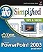 PowerPoint 2003: Top 100 Simplified Tips & Tricks by Nancy Buchanan