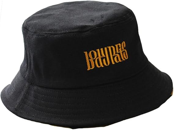 Amazon Co Jp バケットハット カッコイイ ストリート 刺繍 ハット コットン ファッション カジュアル 日除け 帽子 ユニセックス 5種5色 英字 ブラック 服 ファッション小物