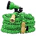 IBeaty Lightweight 150ft Expandable Garden Hose Magic Flexible Water Hose with 3/4Inch Solid Brass Ends 8 Position Spray Nozzle Green