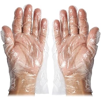 gloves disposable preparation winco polyethylene box medium