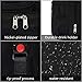 SEEHONOR Insulated Lunch Bag Thermal Durable Reusable Lunch Box Lunch Tote Bag Bento Bag Soft Bag for Women Men Adults Office Work School Picnic Hiking Beach,Black