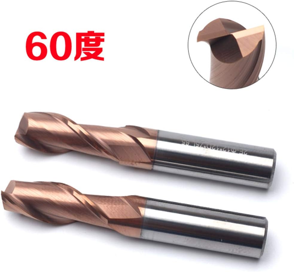 HRC60 2 Blade Keyway Milling Cutter CNC Machine Slotting