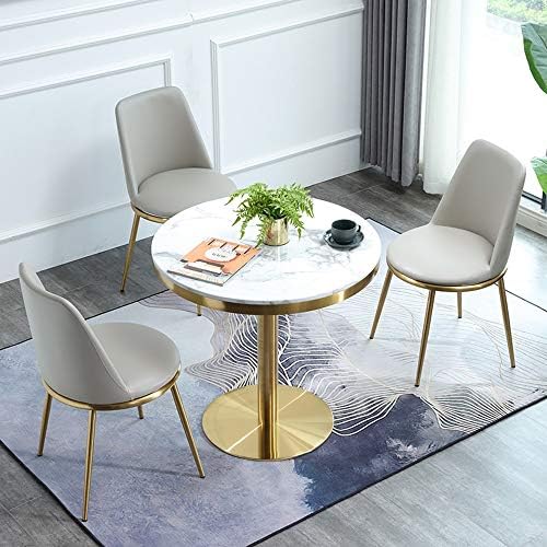 Wei Jun テーブルと椅子のセット ステンレス製のテーブルと椅子現代のミニマリストのテーブルと椅子のセット家庭用レジャーバルコニー小さなサイド テーブル 利用できる3つのサイズ Color 3 Chairs And 1 Table Size 70x75cm Ospacp Org Ar