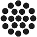Outus Adhesive Black Felt Circles for DIY and Sewing Handcraft, 1 Inch, 100 Pieces