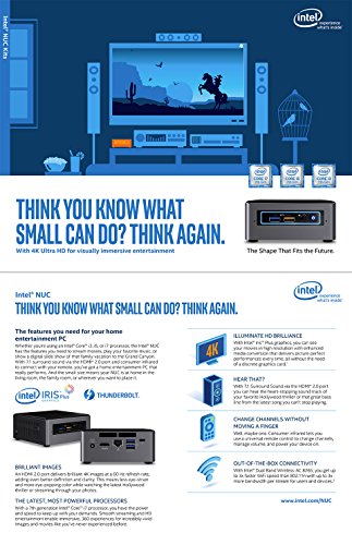 Intel-NUC-NUC7i5BNK-Mini-PCHTPC-Intel-Dual-Core-i5-7260U-Upto-34GHz-8GB-DDR4-128GB-SSD-Wifi-Bluetooth-Thunderbolt-3-4k-Support-Dual-Monitor-Capable-Windows-10-Pro