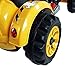 Aosom 6V Kids Ride On Toy Digger Construction Excavator Tractor Vehicle