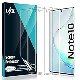 [3 Pack] L K Screen Protector for Samsung Galaxy Note 10, [Self Healing] [Full Coverage] [Case Friendly] HD Effect Flexible Film