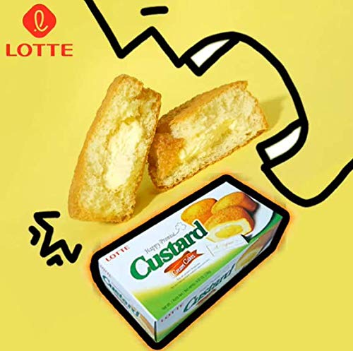 LOTTE Multi Custard Cake, 9.73 Ounce