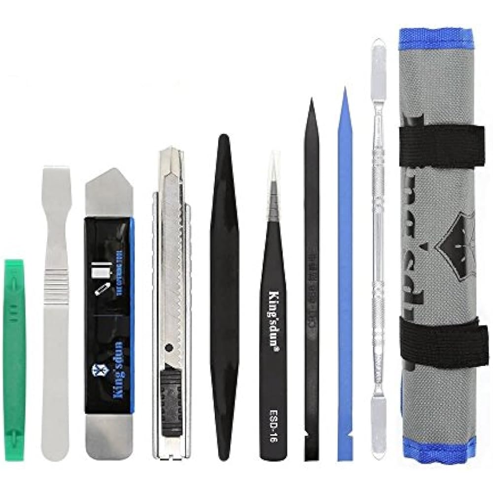 9pcs Professional Opening Pry Tool Repair Kit NonAbrasive Nylon