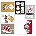 Woodland Animals Holiday Cards / 36 Cards With White Envelopes Pack / 6 Winter Forest Animal Designs/Cheerful Seasonal Verses Inside / 4 5/8
