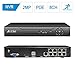 Security Camera System, A-ZONE Security 1080p 8 Channel PoE IP Security Surveillance Camera System with 8 Outdoor/Indoor 1080P Security Camera, Free Remote View, Super HD Night Vision- No Hard drive