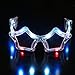 LED Patriotic Star Sunglasses - Light Up Glasses for Kids and Adult in 4th of July - Red White Blue