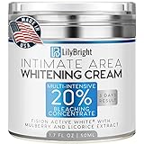 Whitening Cream With Alpha Arbutin - Made in USA - Dark Spot Corrector For Face And Sensitive Skin - Provides Effective Bleaching for Private Parts, Sun Spots, Age Spots & Melasma Treatment - 50 ML