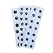 DECORA Black Wiggle Googly Eyes Round Self-Adhesive Wiggle Eyes for DIY Scrapbooking Crafts