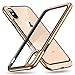 ESR Bumper Hoop Case for iPhone Xs Max, Heavy Duty Armor with Flexible Cushion [Reinforced Camera Protection] [Glass-Back Safe] for 6.5 inch(2018)(Gold)