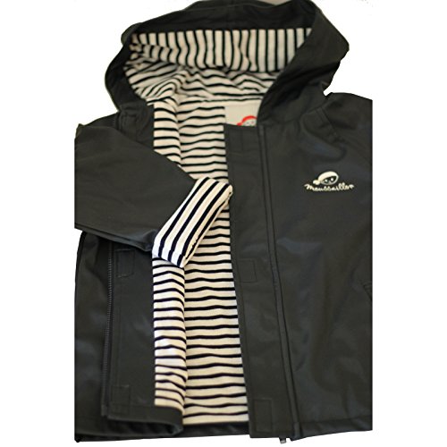 Moussaillon Kids European High Quality Waterproof Raincoat Jacket with Hood