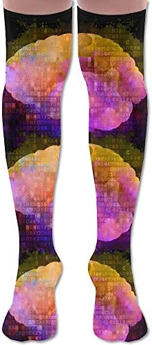 Human Brain Womens Thigh High Socks Over Knee High Socks Leg Warmer Sexy Stockings
