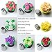 BlueFire 12pcs/Set Russian Piping Tips With Stainless Steel, Cake Cupcake Pastry Icing Frosting Decorating Tulip Nozzles Tips