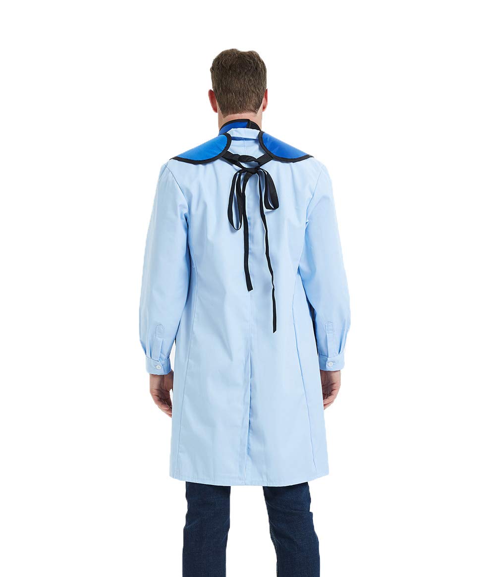 Dental Radiation Lead Apron with Collar and Hanging Loops,0.5mmpb,Extra