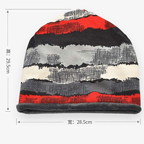 3-Way Multi-Function Scarf Headband Bandana Men Women Outdoor Thermal Insulated Autumn Winter Knit Scarf Hat Headwrap - Thumbnail 4