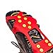ALPS Ice Grips Snow Traction Gear Slip on Snow and Ice Cleat Traction Prevent Slipping + 10 Extra Replacement Steel Studs (Red)