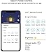 MINGER USB String Light, 33 Feet Fairy Lights Plug in, 100 LEDs 8 Scence Modes Waterproof with Bluetooth APP Fairy String Lights for Christmas Home Festivals Outdoor Warm White