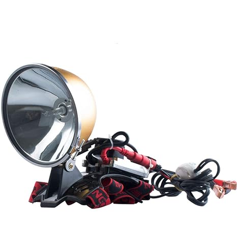 Faros delanteros de xenón de largo alcance con luz fuerte de 12 V para pesca nocturna de caza: Amazon.es: Bricolaje y herramientas