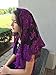 Purple black Spanish Style veils and Mantillas Mantilla Church Chapel Lace Mass Large-PBSP