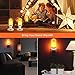 DILISENS LED Flame Effect Light Bulbs-Newest Upgraded 4 Modes Flickering Fire Simulated Lamps-for Halloween/Christmas Decoration/Home/Festival, Small, 2 Count