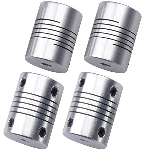 Oess flexible shaft couplings 5mm to 8mm pk/4 stepper m…