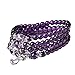 Rurah Amethyst Multi-Circle Bracelet Stress Relief Anti Anxiety Bracelet Four-Ring Bracelet Jewelry Good Matching for Men and Women