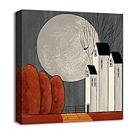 Canvas Wall Art Landscape Canvas Prints Home Artwork Decoration for Living Room, Bedroom - 12x12 inches