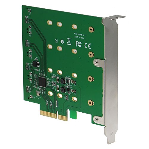 SEDNA - PCIe Quad M.2 SSD SATA 6G 4 Port Raid Adapter with HyoperDuo Hard disk acceleration function (SSD not included)