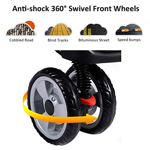 3 Costzon+Stroller+Folding+Pushchair+Canopy