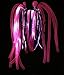 Fun Central Windy City Novelties Light Up Pink Party Dreads
