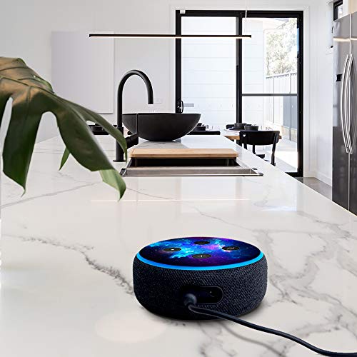 Galaxy Space Gasses - Vinyl Decal Skin Compatible with Amazon Echo Dot 3rd Generation Alexa - Decorations for Your Smart Home Speakers, Great Accessories Gift for mom, dad, Birthday, Kids