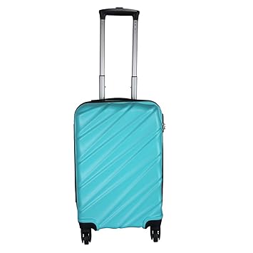 Fly Bold 4 Wheel Turquoise Hardsided Trolley (Below 60 Cms) Luggage