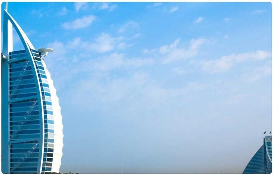 iRocket Indoor Floor Rug/Mat - Dubai-river-sea-beautiful-building (23.6" x 15.7", 60cm x 40cm)