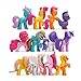 12 pcs (1 set) Little Pony Toys Figurines Playset, Cake decoration
