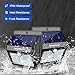 InnoGear Upgraded Solar Lights 22 LED Outdoor Waterproof Motion Sensor Post Security Night Light for Patio Deck Yard Garden Auto On/Off, Pack of 4