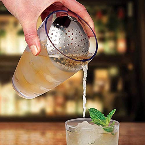 Julep-Sieb Bar Cocktail Sieb Strainer Edelstahl Cocktail Sieb Löffel Barsieb für Hause Oder Gewerbliche Bar Edelstahl… – Bild 3