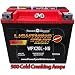 Harley FLSTF Fat Boy Softail 1340, 1450, 1584, 1690 500cca Lightning Start 20ah High Performance Sealed AGM Motorcycle Battery replacement for year 1991, 1992, 1993, 1994, 1995, 1996, 1997, 1998, 1999, 2000, 2001, 2002, 2003, 2004, 2005, 2006, 2007, 2008, 2009, 2010, 2011, 2012, 2013, 2014
