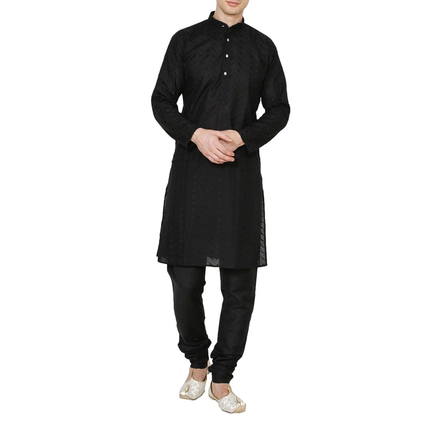 royal kurta men's cotton lucknawi chikan kurta churidar