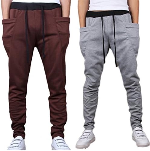 Men's Slim Fit Joggers (Pack of 2)